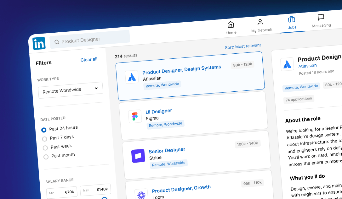 LinkedIn Jobs case study thumbnail